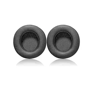 Black Memory Foam Ear Pad Cushions, Durable & Soft, Sold as Pair, Compatible with Beats Solo 2 / Solo 3 Wired & Wireless Headphones
