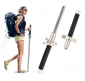 Telescopic Aluminum Trekking Poles Outdoor hiking tools, multifunctional trekking poles, durable and retractable Heavy-Duty & Wear-Resistant, Perfect forHiking & Camping Telescopic Aluminum