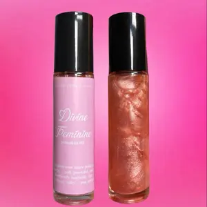 Divine Feminine Intention Oil Vanilla Orchid Rose Jasmine Perfume Oil for Soft Feminine Energy Confidence & Self-Love Attraction
