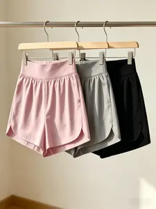 1/2/3-Pack Resort to athletic gym mesh shorts loose high waist split hem for travel fitness