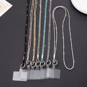 Artificial Rhinestone Decor Phone Chain, Anti-lost Phone Lanyard, Phone Strap for Women & Girls, Phone Charms, Fashion Phone Accessories for Daily Use