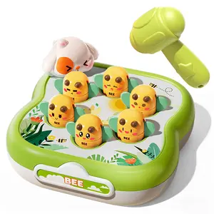 Cartoon Shape Hammering for Plastic Whack-mole Game with Smooth Edges Motor Skills Development, Children's Early Education Percussion Toys