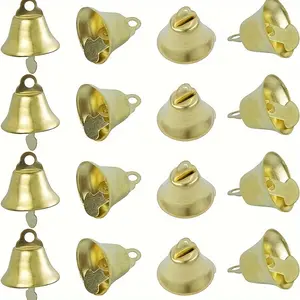 20pcs, Mini Golden Jingle Bells Liberty Bells For Wind Chimes Wedding Doors Dog Collar Christmas Decorating