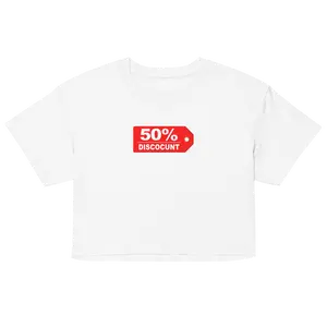 Discocunt Crop Tee