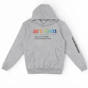 ART-ISM Autism Awareness Graphic Hoodie | Premium Streetwear Pullover | TuneTribe Official Release