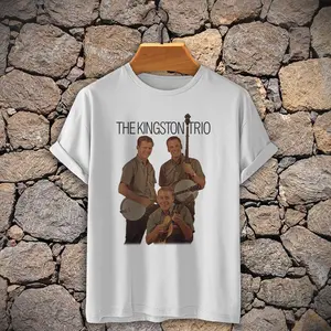 Chilly Winds Vintage Kingston Trio The Patriot Game Early Morning Rain T Shirt