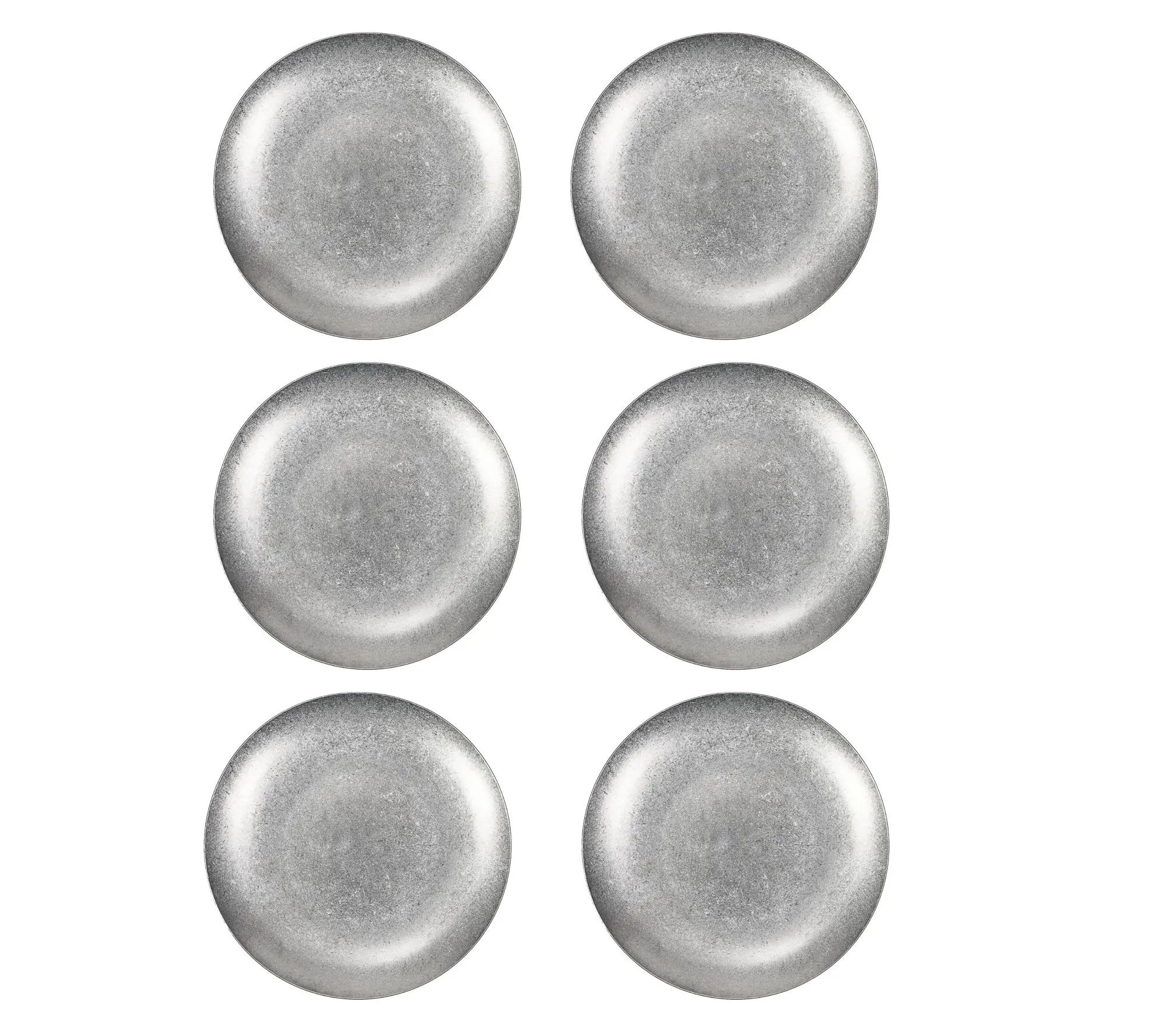 10 Strawberry Street Set of 6 Moab Dinnerware,7.5"  Round