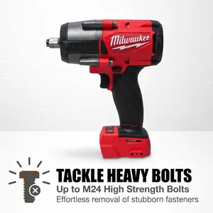Milwaukee M18 FMTIWF12 18V   Wrench， Multi-Function Electrician Tool Set, Cordless Dual-Purpose Impact Wrench