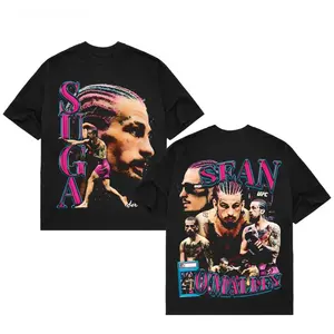 "SUGA" Sean O’Malley Vintage UFC Graphic T-Shirt – Sean O'Malley MMA Cotton Tee, Unisex Gym & Streetwear Top for Men Women, Casual Short Sleeve Shirt, Fighter Sports Apparel, Daily Wear, Party, Festival Gift
