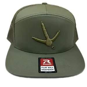 Shop 309 The Turkey Track Hat Flat Bill Snapback Olive Green Richardson Brand Adjustable Cap