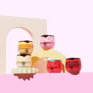 Honeybalm Favourites Pack with Honey Strawberry Cherry Vanilla Watermelon Multi Pack Vitamin E Beeswax Moisturizer 100% Natural Cruelty-Free Soothing Skincare