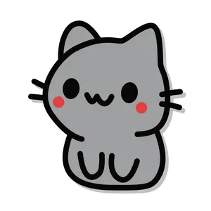 Halloween Cat Magnet