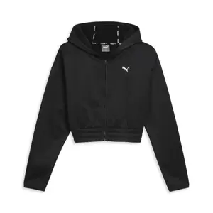 PUMA Womens Strong Hoodie Athletic Outerwear Casual - Black
