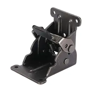 Foldable Support Bracket-Self-Locking Hinge- Leg Fittings and Corner Brace- for Folding Legs |Folding Workbench (2 Hinges) table