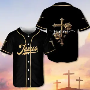 Jesus Baseball Jersey, Walk By Faith Not By Sight Jersey,Cross Shirt,Christian Baseball Shirt