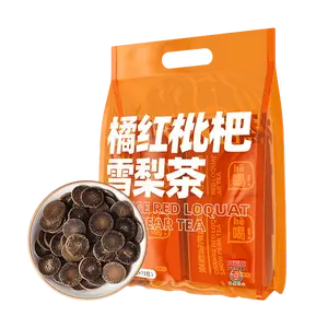 Herbal Tea Bags - 12 Packs Pear, Loquat, Licorice, Chrysanthemum, Orange Peel, Mint, Honeysuckle, Barley, Gardenia - Soothes Sore Throat, Clears Phlegm, Moisturizes Dryness