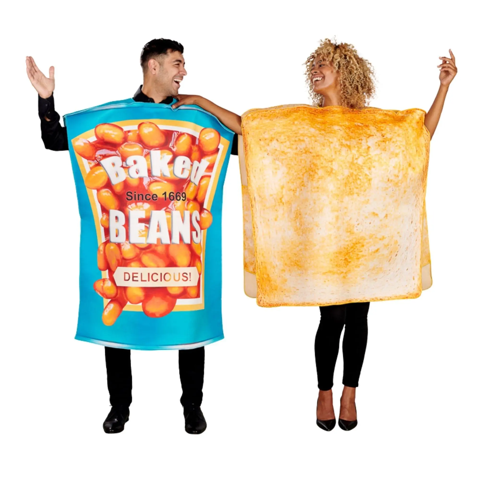 Beans & Toast Couple Adult Costume, Clothes, Top