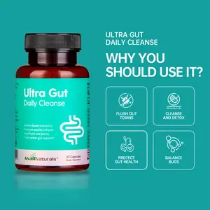 AvailNaturals Daily Cleanse - Gut & Colon Support｜Advanced Formula with Senna leaf extract & Cassia seed｜Contains 2.5 Billion Probiotics｜Dietary Fiber for Digestive Health｜30 capsules｜SD2