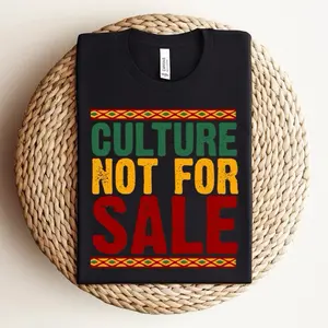 Culture not for sale T shirt women Unisex Tshirt Streetwear Comfort Casual Top