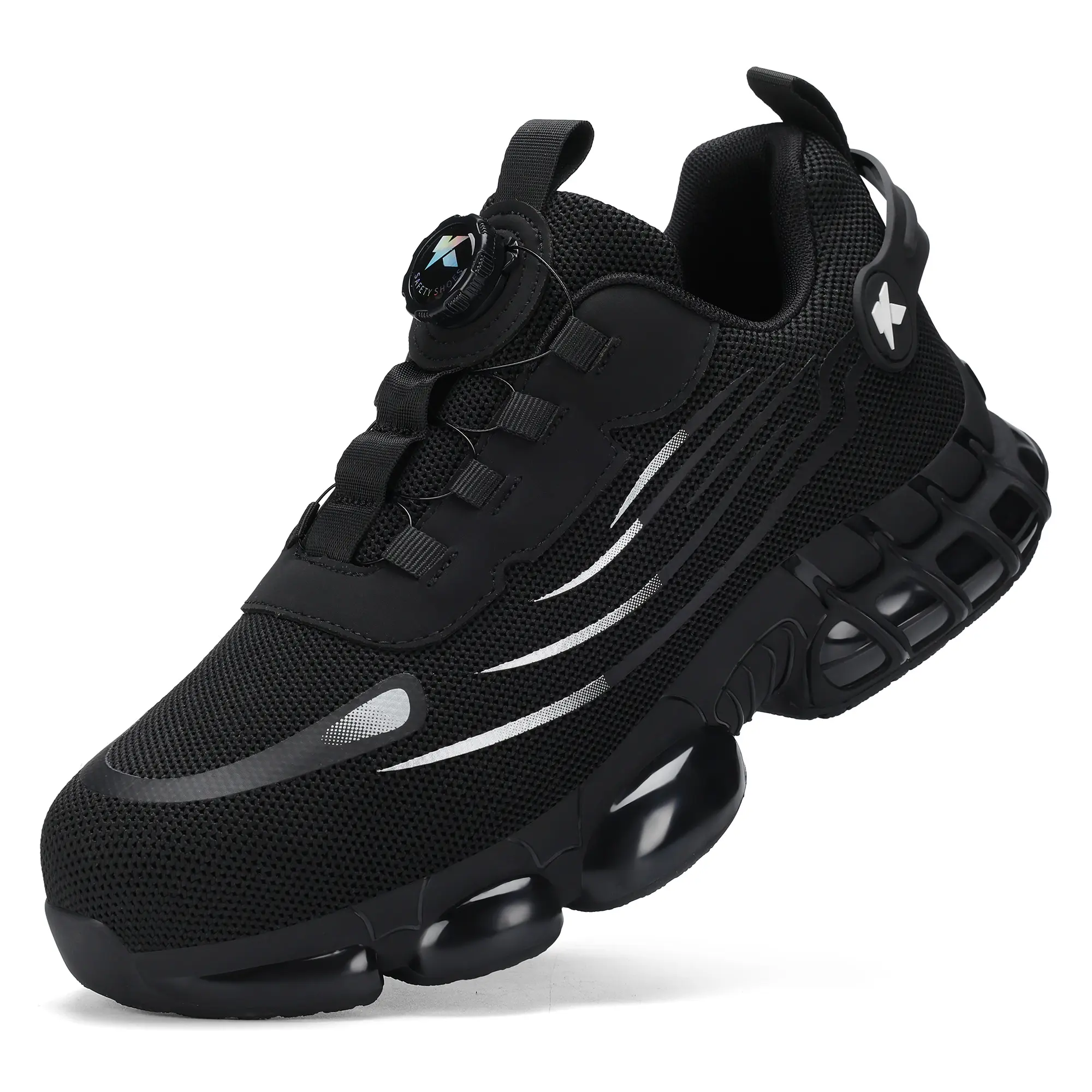 Men's Indestructible Steel Toe Work Footwear - Lightweight Safety Sneakers with Puncture-Proof Sole, Composite Toe, Reinforced Impact Protection