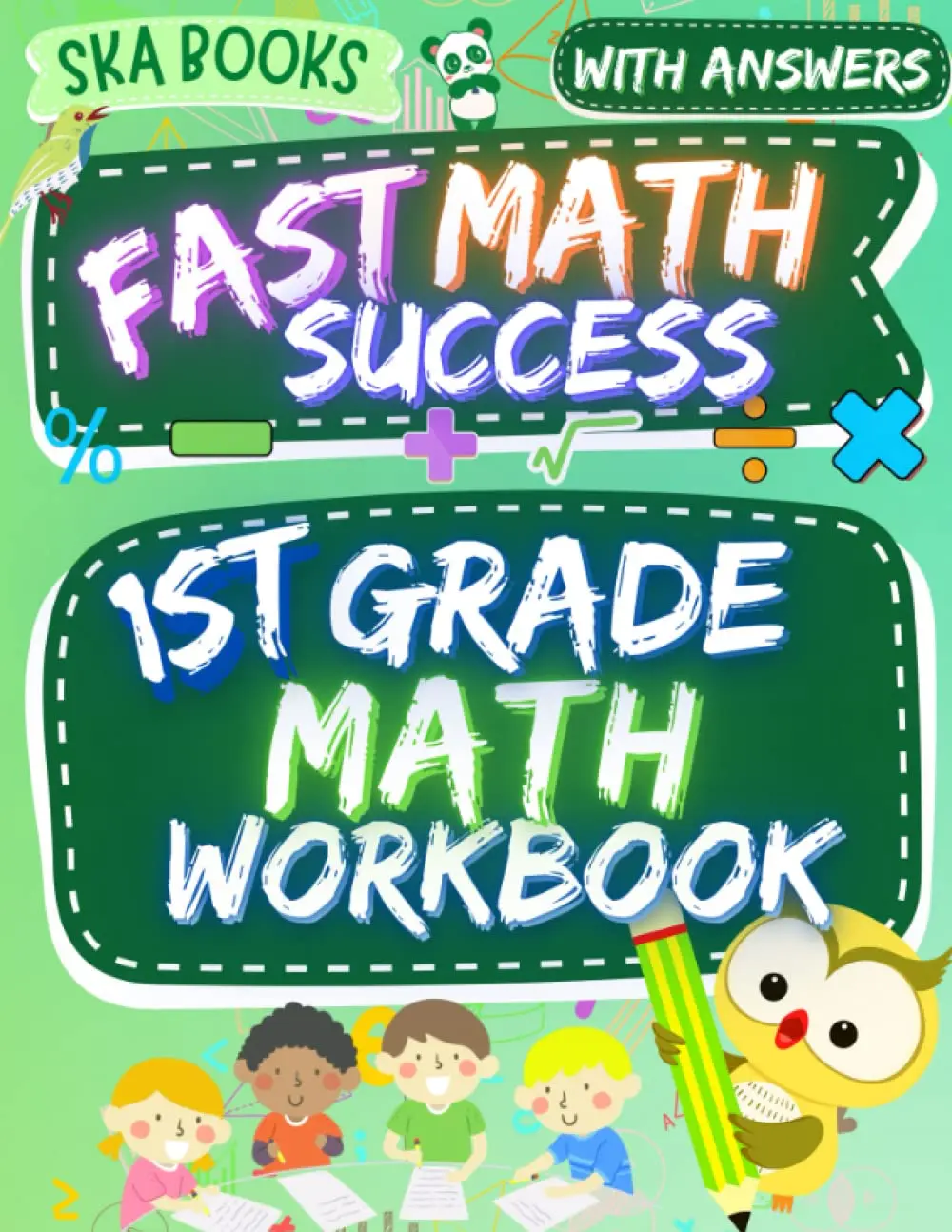 1st Grade Fast Math Success Workbook: Math Worksheets Grade 1: Numeration,Addition, Subtraction, and More with Answers