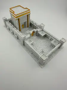 Jerusalem's Second Temple (Herod's Temple) of King Solomon's Temple - 3D Printed