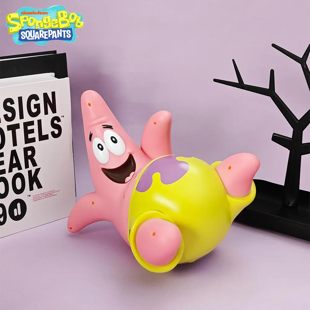 1PC SpongeBob SquarePants Officially Licensed Patrick Star Figural Bank Statue, Piggybank, Savings Box, Cash Saving Box, Money Box Anime Room Desktop Ornaments Decoration Spongebob Merch Peripheral Collection Christmas Birthday Gifts