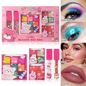 Makeup Set Cosmetics Princess Makeup Box Girls' Lipstick Beauty Box Set Lip Gloss