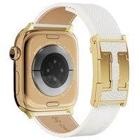 Off White +Gold Buckle