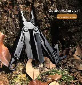 GHK outdoor survival essential multifunctional knife pliers tool with scissors+hiking buckle camping adventure