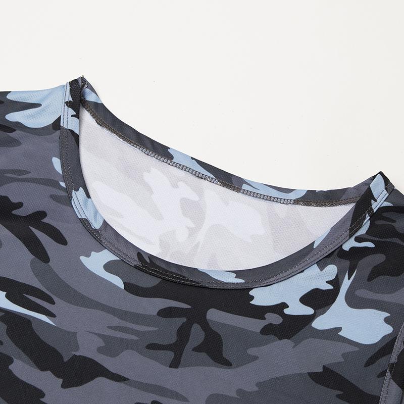 Men's Camouflage Sleeveless Tank Top Set - Breathable Crew Neck Casual Shirt, Camo Print, Machine Washable Durable Fabric for Outdoor & Beach Activities, Perfect Spring Break & Summer Vacation Apparel