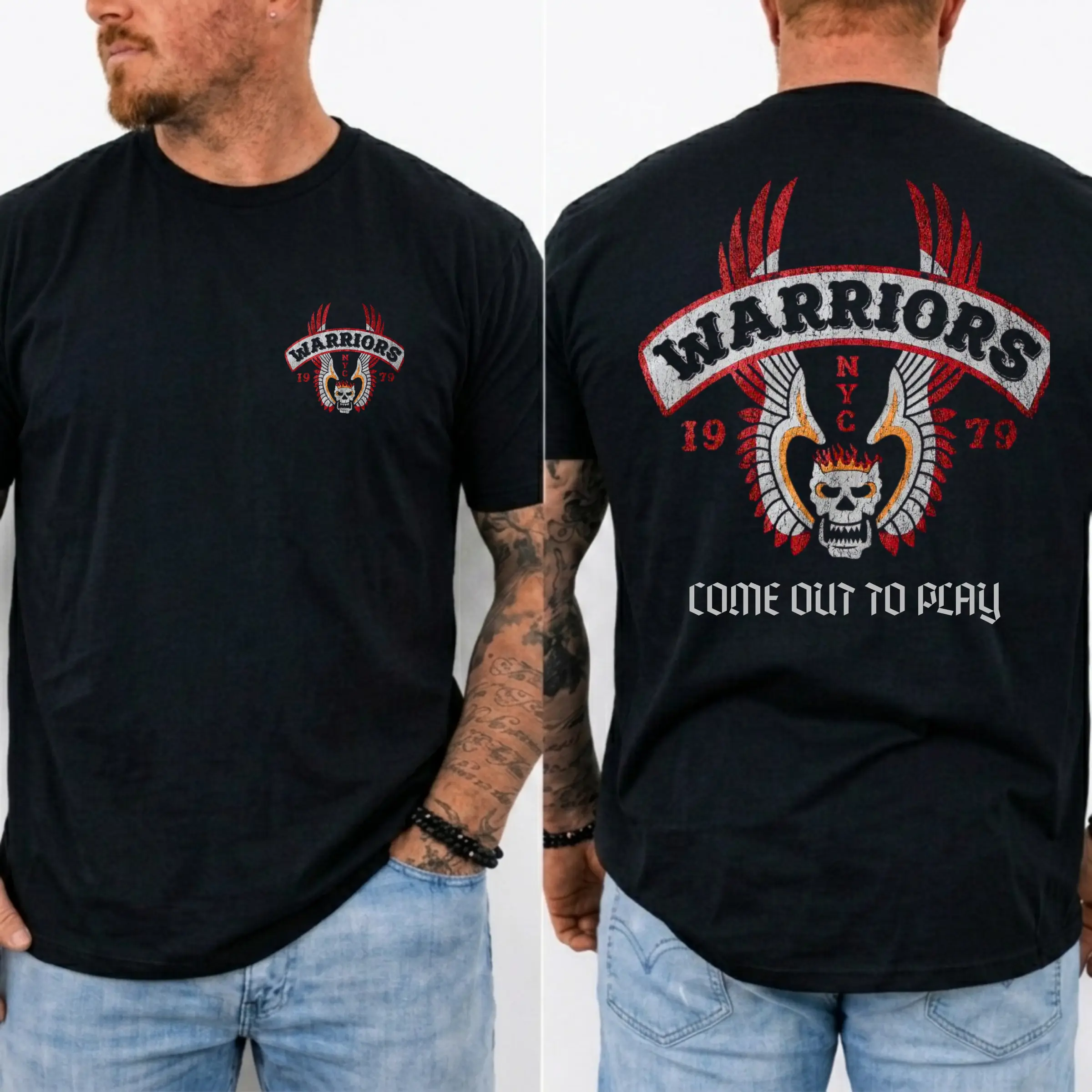 The Warriors Shirt, Vintage 1979 Cult Movie Graphic Tee, Come Out To Play Retro Gang Movie T-Shirt, Classic Film Fan Gift, MADE IN USA