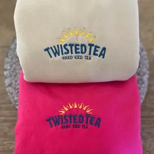 Embroidered Twisted tea Sweatshirt or T-shirt, embroidered clothing, beer lovers, spiked iced tea