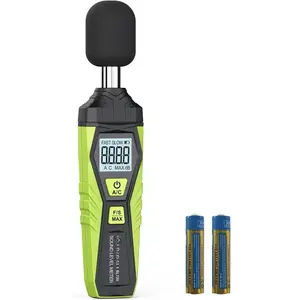 Decibel Meter,  Digital Sound Level Meter Portable SPL Meter 30dB to 130dB MAX Data Hold with LCD Display Backlight A/C Weighted for  Factories