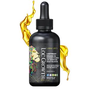 Lion Locs Loc Growth Oil & Scalp Soother for Comfort - Natural & Organic Haircare Perfect for Dreads, Dreadlocks, Braids, Faux Locs & More! Moisturizing & Nourishing