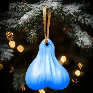 Holy Ball Sack - Blue Sack Christmas Ornament for Unique Holiday Decor Gift Decoration Tree