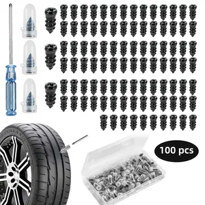 50/100pcs Tire Repair Screws Kit – Emergency Puncture Repair Rubber Nails with Screwdriver, No Tire Removal Quick Fix for Car, Motorcycle, Truck, ATV,Tractor,Car Accessories