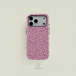 Leopard Print Fashion Phone Case, Durable Shockproof Cover for iPhone 11-17 Pro Max, Samsung Galaxy S25-S23 Ultra, Accessories