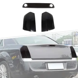 For 2011-2014 Chrysle 300/300C Smoked Black Rear Tail Light /Brake High Light Cover Trim