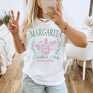 Margarita Shirt, Tequila Tee, Womens Cinco De Mayo TShirt, Mexico Caribbean Tropical Beach Girls Trip Vacation Cruise Gift Shirts for Her