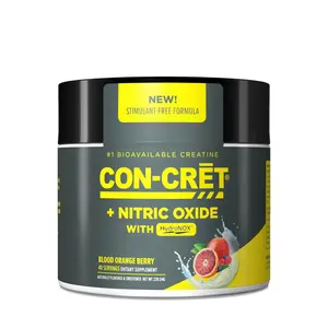 ProMera Sports Con-Cret Creatine + Nitric Oxide Powder Dietary Supplement - Organic, Vitamin-Infused, Berry-Flavored Nutrition Support for Fitness & Wellness