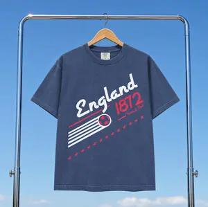 UK 2026 Soccer Comfort Colors England Football T-Shirt, Retro 90s UK World Soccer Team Graphic Tee