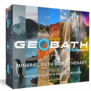 Mineral Bath Bomb Therapy Inspired by Natural Hot Springs