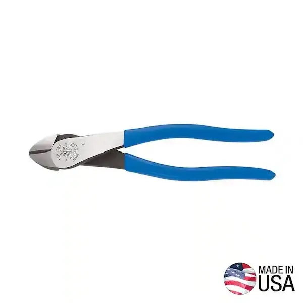 Klein Tools D2000-48-SEN Diagonal Cutting Pliers, Angled Head, 8-Inch