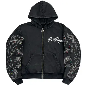 Prestige Monarch Rhinestone Hoodie