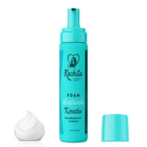 Keratin Avalanche Foam Hair Straightening Treatment Kachita Spell  Formaldehyde Free Nourishing & Silky, Lightweight, Frizz Control
