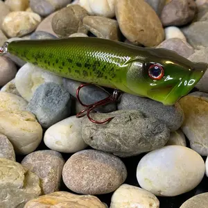 Mayhem Fishing Custom Painted Top water Popper - Billy Bad Bass