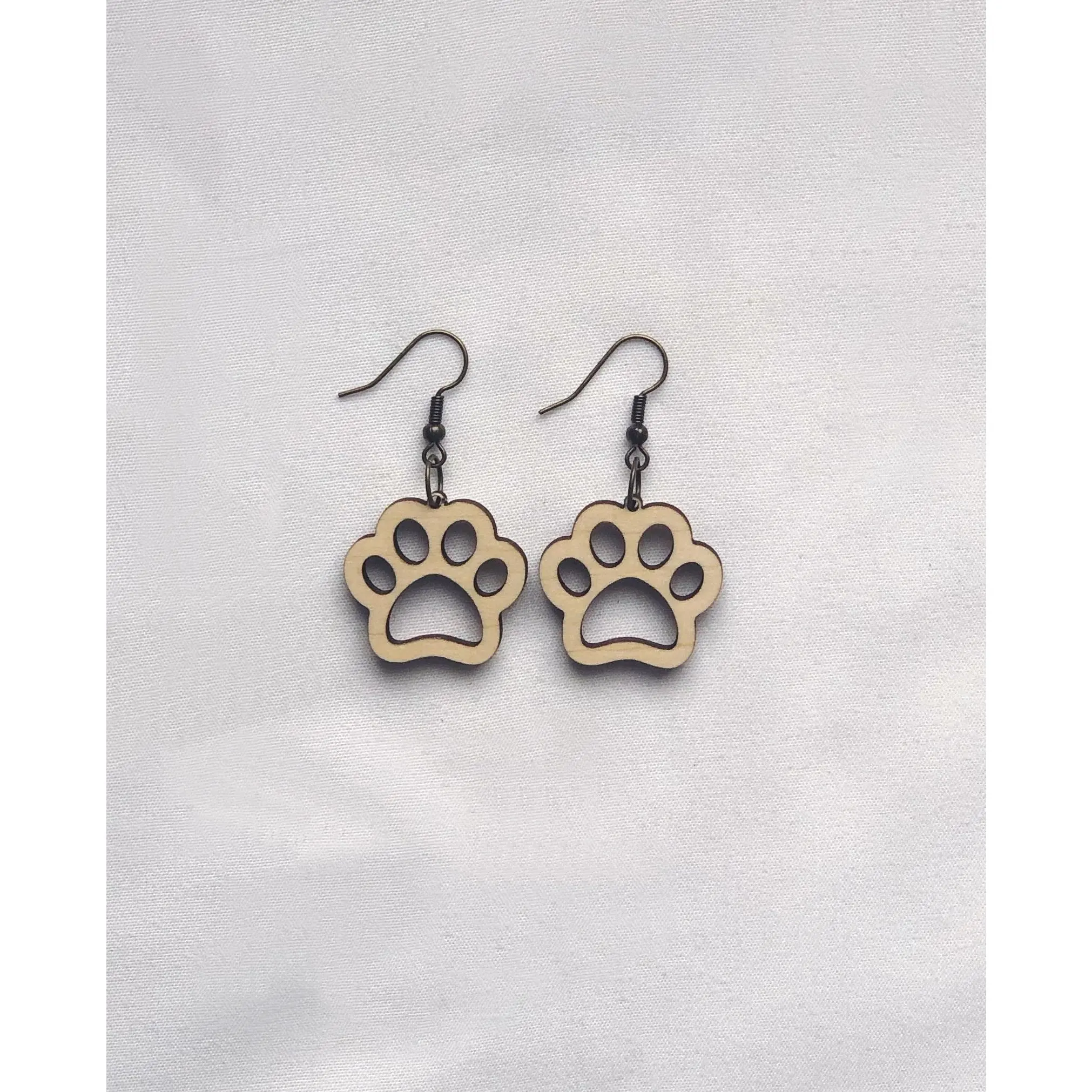 Fur Baby Paw Earrings
