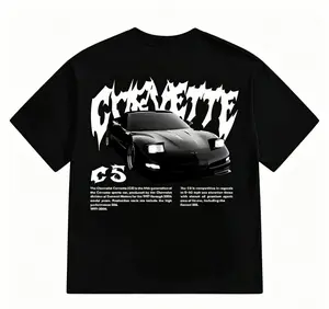 Corvette C5 T-Shirt, Retro Car Graphic Tee, Y2K Streetwear Shirt for Car Enthusiasts, Vintage Chevy Racing Fitted Crewneck Soft Classic Cotton graphic tee zac brown sphere las vegas merch funny t shirt marcus the worm merch graphic tee 90s graphic tees