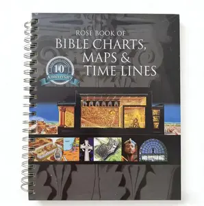 Rose Book of Bible Charts, Maps & Time Lines Vol. 1, 10th Anniversary Edition, Essential Religious Reference Guide Notebook, Bible Study Supplies,Father's Day Gift